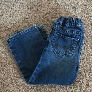 Jeans boot cut with sizable waist